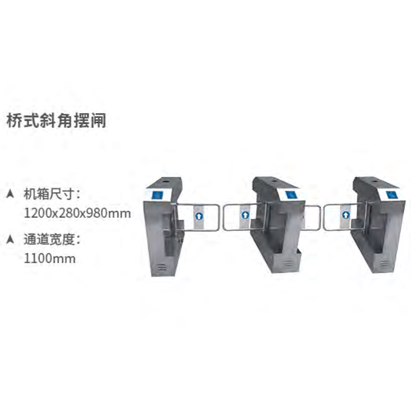 桥式斜角三辊闸